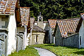 La zona della clausura all'interno dell'Eremo di Camaldoli. 